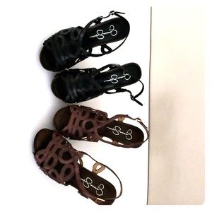 Brand new 2 pairs Jessica Simpson  open toed heels